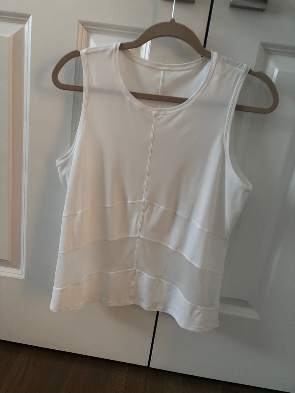lululemon athletica White Sleeveless Athletic Tank